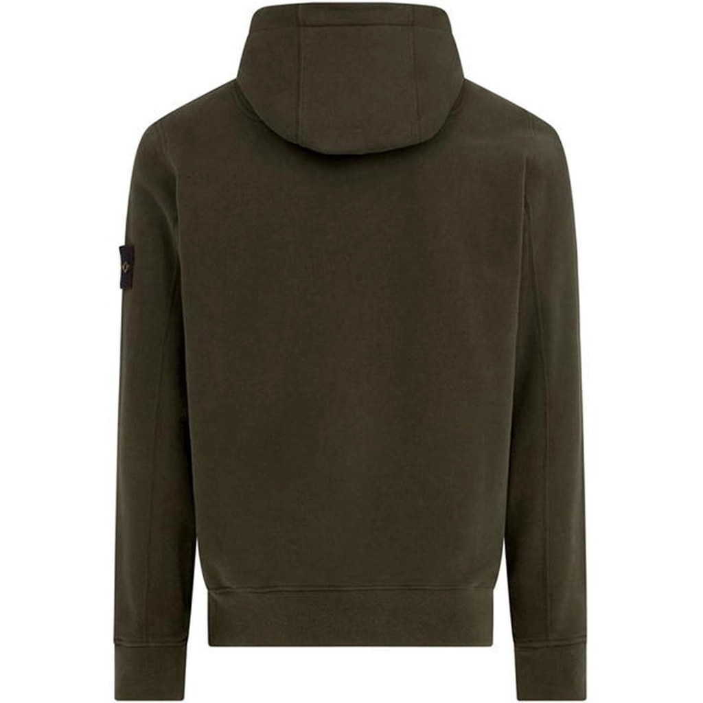 Stone Island Fleece Hoodie - Green